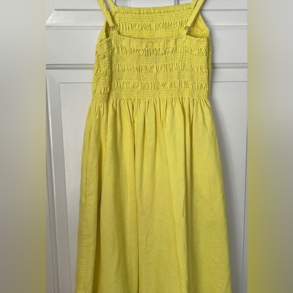 Univeral Thread Bright Yellow Spaghetti Strapped Dress - Picture 3 of 4